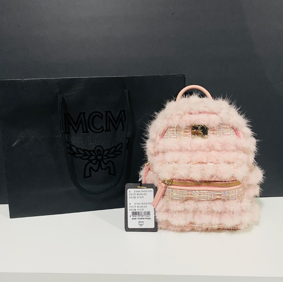 Sold!!Mcm pink Swarovski backpack - Picture 2 of 16
